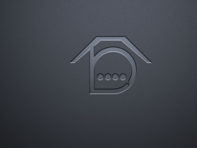 Home chat minimal logo and icon