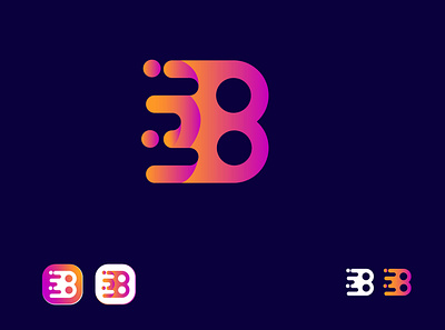 Letter mark logo and app icon app icon branding color design handdrawntype icon design illustration logo minimal typography vector