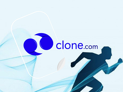 Clone minimal modern logo design