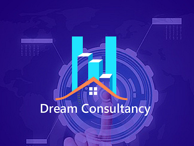 dream consultancy minimalist modern logo design