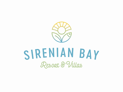 Sirenian Bay Resort & Villas Branding branding design icon illustration logo typography