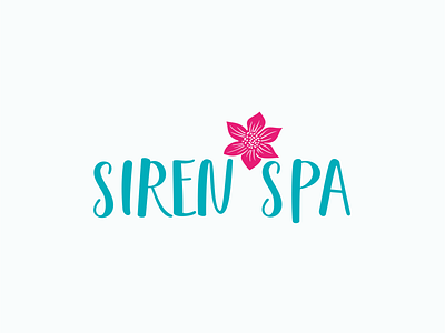 Siren Spa Branding branding design illustration logo