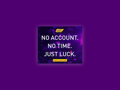 Lucky Casino - Web Banner Design app branding design ui ux web website