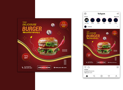 Instagram Social Media Post Design branddesign branding design brandingdesign creativelogodesign design digitalmarketing facobook illustration instagram media post social social media social media design social media post