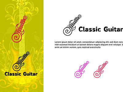 Guitar Logo Design