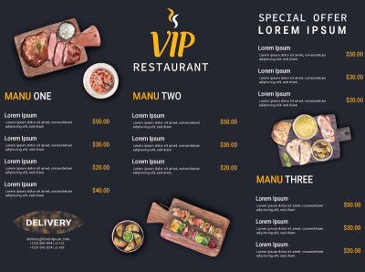 Restaurant Menu Design