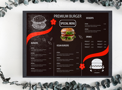 Restaurant Burger Menu Design bar menu burger manu digital menu flyer food menu menu board menu design menu restaurant menus restaurant restaurant menu design