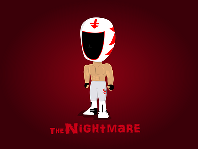 The Nightmare Toon animated gif animation art branding design flat flat desig illustration illustrator logo mascot character vector web website wrestler wrestling