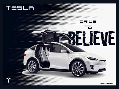 Social Media Car Ad design (Tesla 1.1)