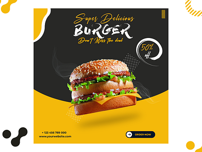 Social Media Food Banner Design