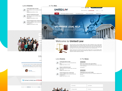 Law Landing Page