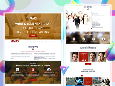 Sass Landing Page Design Concept abstract app design character clean color concept creative design minimal mobile modern ui ui design uidesign uiux ux web web design webdesign website