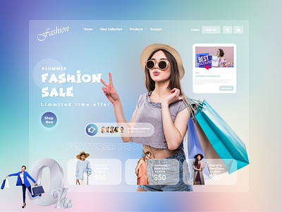 Fashion Landing Page ! characterdesign clothes design ecommerce fashion fashion design fashion landing page modeling shopify shopping ui ui design uidesign uiux ux web web design webdesign website women modling