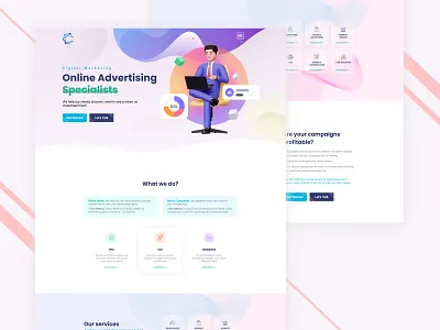 Digital Marketing Landing Page advertisting consulting digital digitalmarketin ideas innovations insights inspiration landingpage marketers marketing marketingstrategies marketplace online ppc seo ui ux