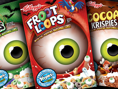 Halloween Packaging Promo cereal packaging promotion