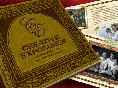 Creative Exposures Photography Brochure mailer vintage