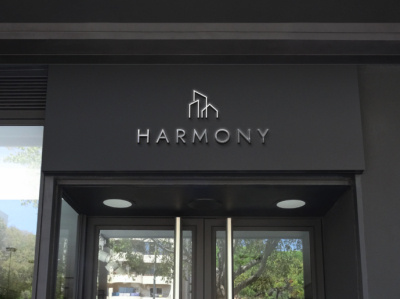 Harmony Residential Complex branding design illustration logo ui vector