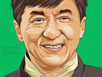 New illustration for Jackie Chan art artist design digital art digitalart draw drawingart icon illustration portrait portrait art