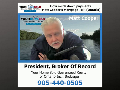 Matt's Mortgage Talk - Social Media & YouTube Video graphic design