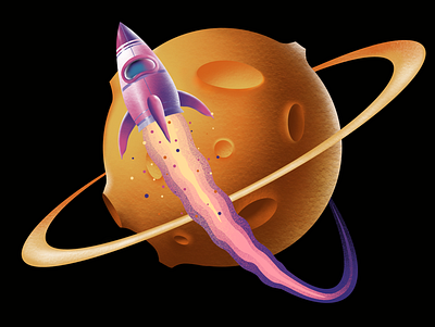 Saturn Visit illustration