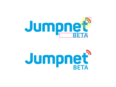 Jumpnet Beta Lockup jumpnet lock up lockup logo logotype