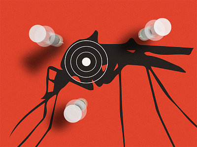 Honing in on a Zika Vaccine 3d daily editorial illustration