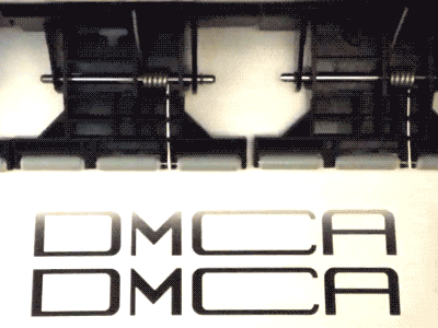 DMCA Identity Motion Graphic animation design gif live loop photograph printer typography