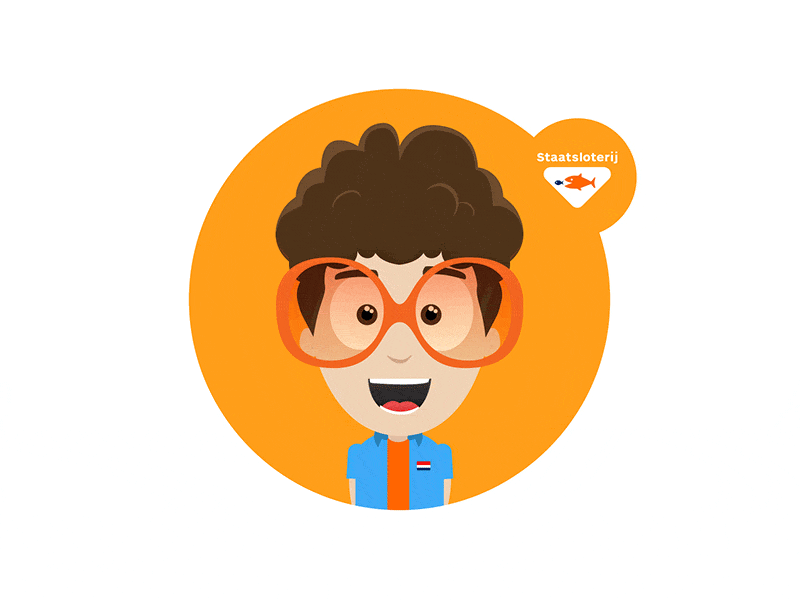 Illustration | Staatsloterij Character Design illustrator drawing doodle character design flat artwork game design animation gif illustration character
