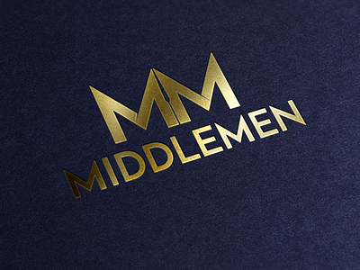 Branding | Logo Concept Middlemen architect branding company gold government ict identity logo logotype shot