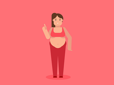 Want to lose weight? 2d after effects animation character explainer explainer video fitness flat gif health illustration video