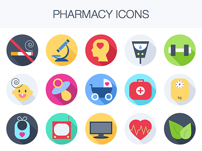 Freebie: Pharmacy Icons