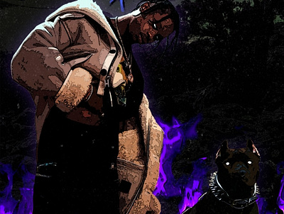 TRAVIS SCOTT ASTROTHUNDER artwork design edit graphic illustration photoshop