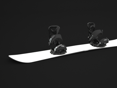 Snowboard 3d maxwell render maya photoshop