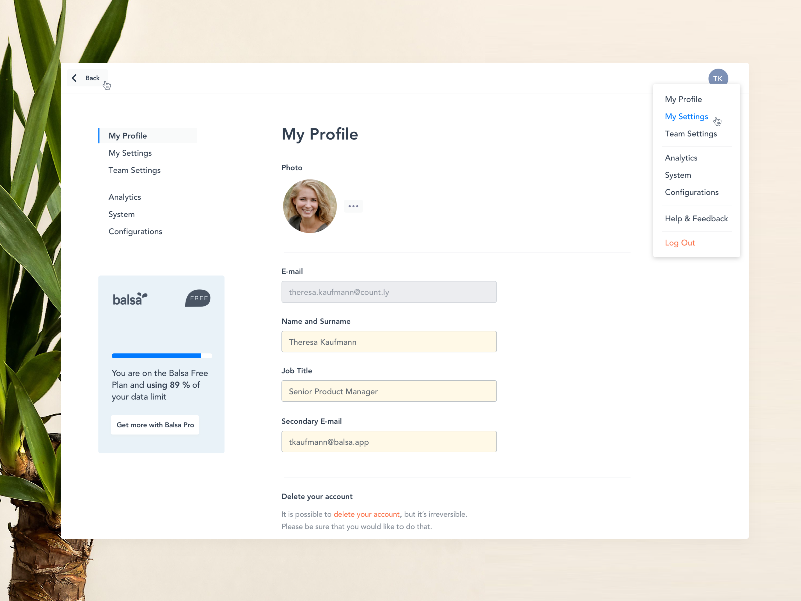 Setting profiles. Профиль на сайте. Profile settings Design. Edit account Design. Settings Edit profile process app.