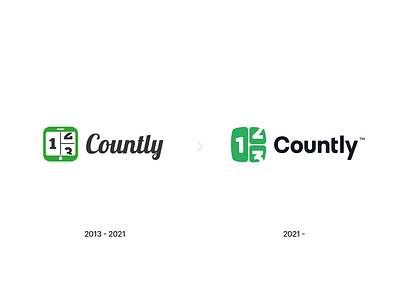 Countly Logo Evolution (2021) brand identity branding brandmark compare concept evolution flat identity illustration logo logomark logotype new rebrand redesign refresh typography vector