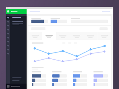 Count.ly App Interface Layout analytics chart countly flat interface layout minimal mockup template ui ux wireframe