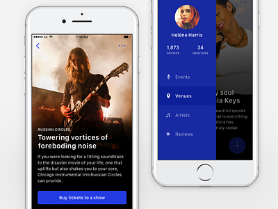 iOS Music & Events app