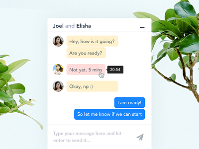 Chat (Balsa) app chat chat box chat bubble conversation design flat interface layout social ui ui ux design ux