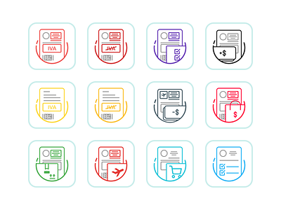 Document Issuance Icons