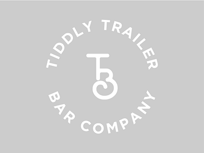 Tiddly Trailer Bar Company Logo branding design logo logo design modern