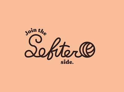 Softerside brand identity calligraphy clothing custom script fashion hand lettering lettering script typog typography