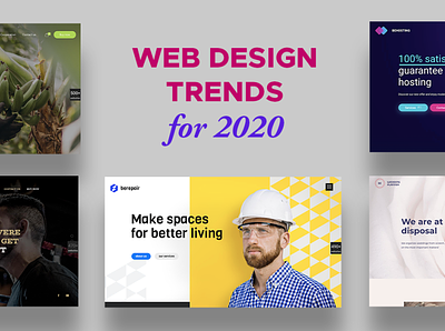 Web Design Trends 2020 design trends website website design