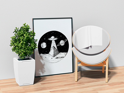 Photo Frame Mockup Scenes