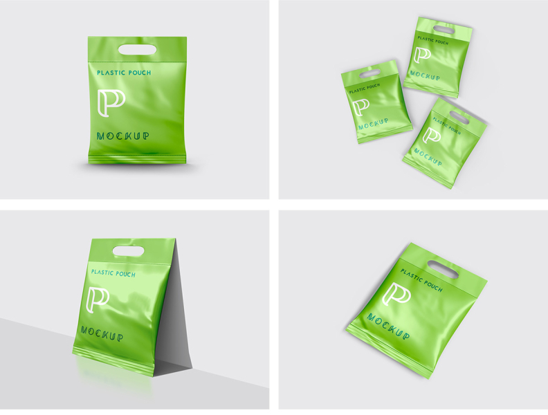 Download Plastic Pouch Mockups By Graphicsfuel Rafi On Dribbble PSD Mockup Templates