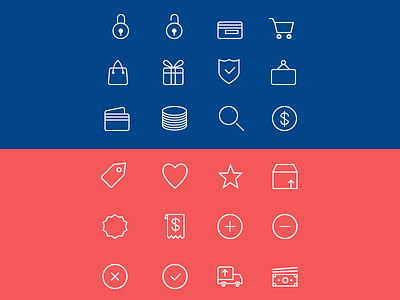 24 Ecommerce Line Icons (PSD & AI) ai icons ecommerce line icons psd icons