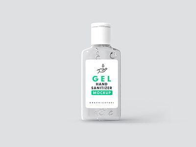 Hand Sanitizer Bottle Mockup free mockup template