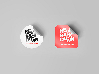 Download Free Sticker Mockups Designs Themes Templates And Downloadable Graphic Elements On Dribbble