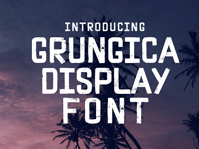 Grungica Display Font