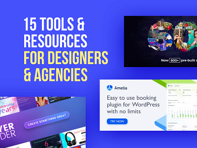 Tools And Resources For Designers & Agencies agencies designers resources tools website templates websites wordpress wp