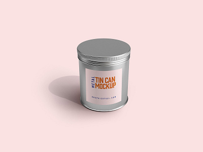 Metal Tin Can Mockups